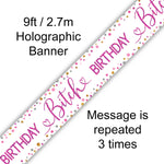 9ft Banner - Birthday Bitch