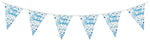 Party Bunting Sparkling Fizz Birthday Blue