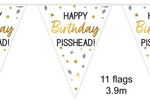 Party Bunting - Happy Birthday Pisshead