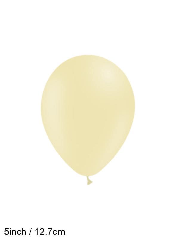 Decotex Pro 5inch Matte Pastel Yellow x 100pcs