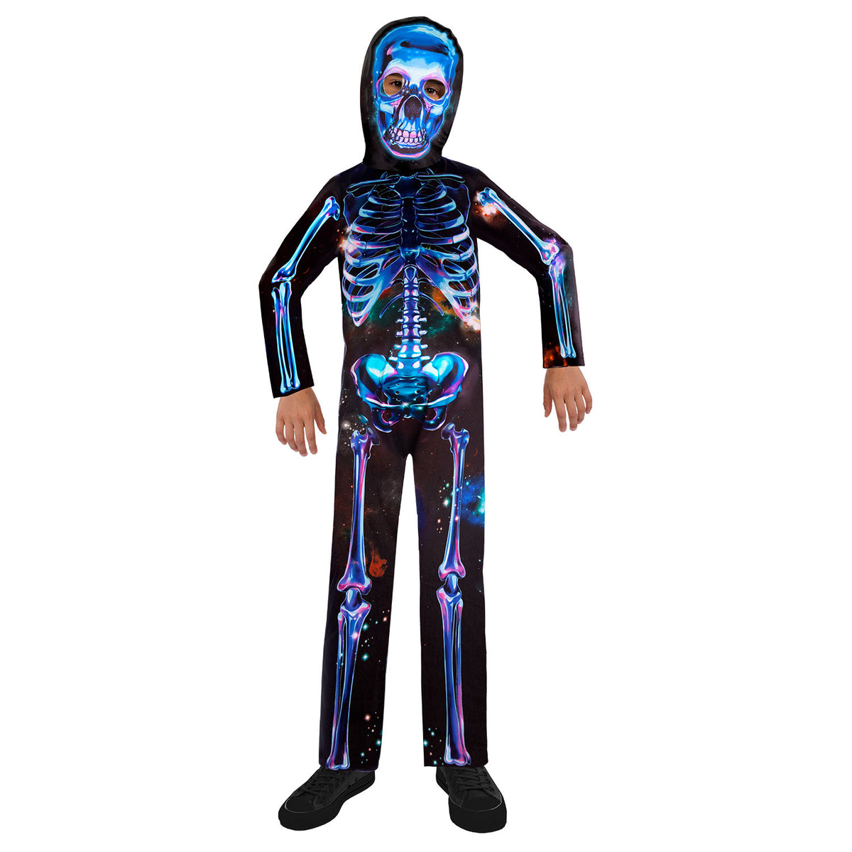 Neon Skeleton Kids Costume