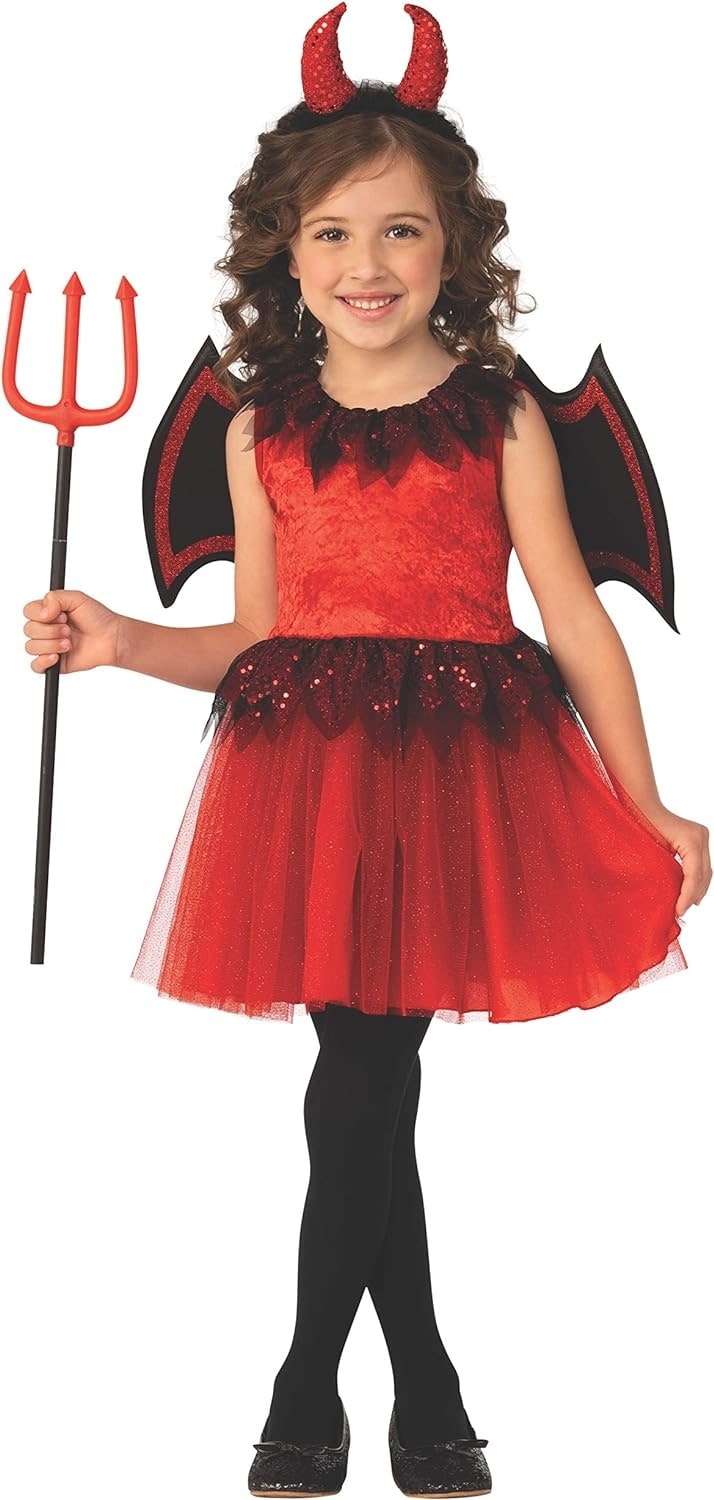 Girls Devil Costume Deluxe