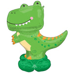 Fun Green T-Rex AirLoonz Foil Balloons