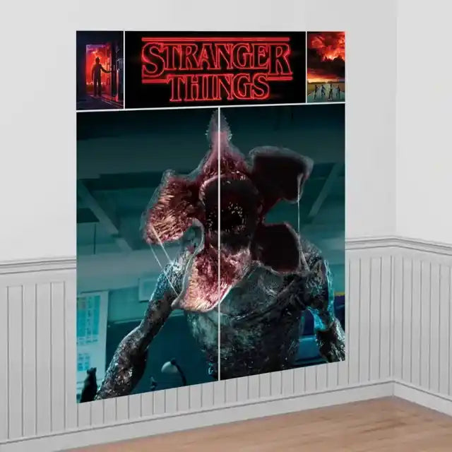 Stranger Things Wall Decorating Kit Scene Setter - 5pcs