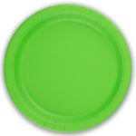 Lime Green Plastic Free Paper Plates x 8