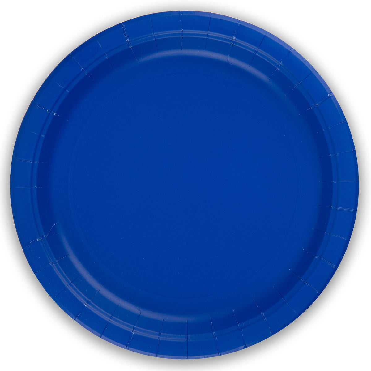 Royal Blue Plastic Free Paper Plates x 8