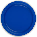 Royal Blue Plastic Free Paper Plates x 8