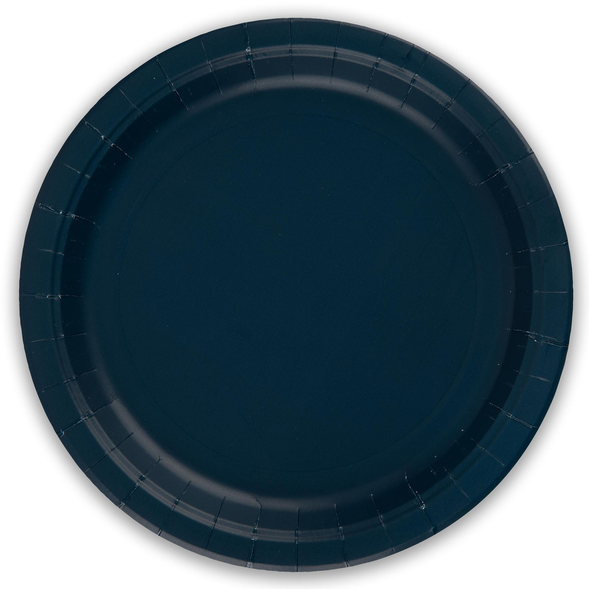 Navy Blue Plastic Free Paper Plates x 8