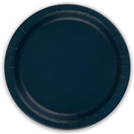 Navy Blue Plastic Free Paper Plates x 8