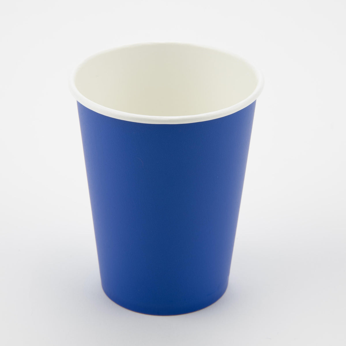 Royal Blue - 9oz Paper Cups x 8 Plastic Free