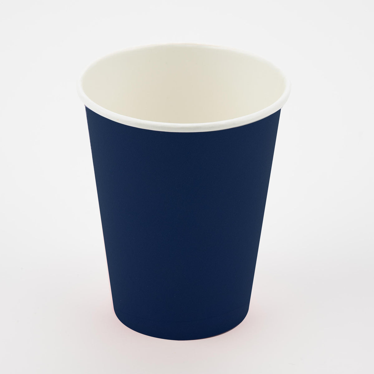 Navy Blue - 9oz Paper Cups x 8 Plastic Free