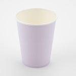Lavender - 9oz Paper Cups x 8 Plastic Free