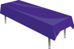 Purple Plastic Table Cover - Each