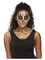 Gold Day Of The Dead Make-up Kit