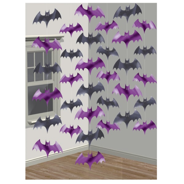 Bat String Decorations 2.1m - 6pk