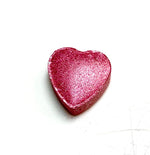 Sparkle Drops Fizz Bombs PINK Raspberry Hearts 20g