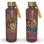 Harry Potter (Colourful Crest Dark) Slim Plastic Bottle