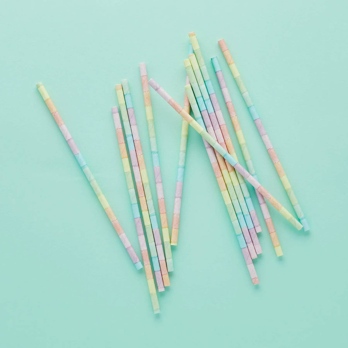 Eco Rainbow Paper Straws 20 Pack