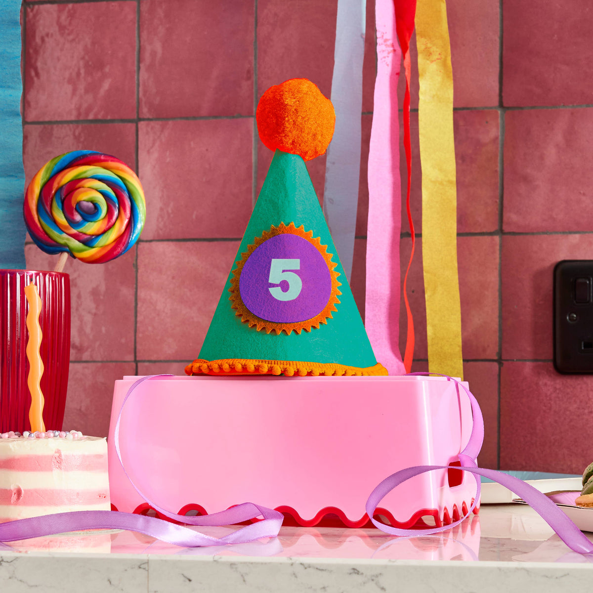 Premium Brights Customisable Felt Party Hat