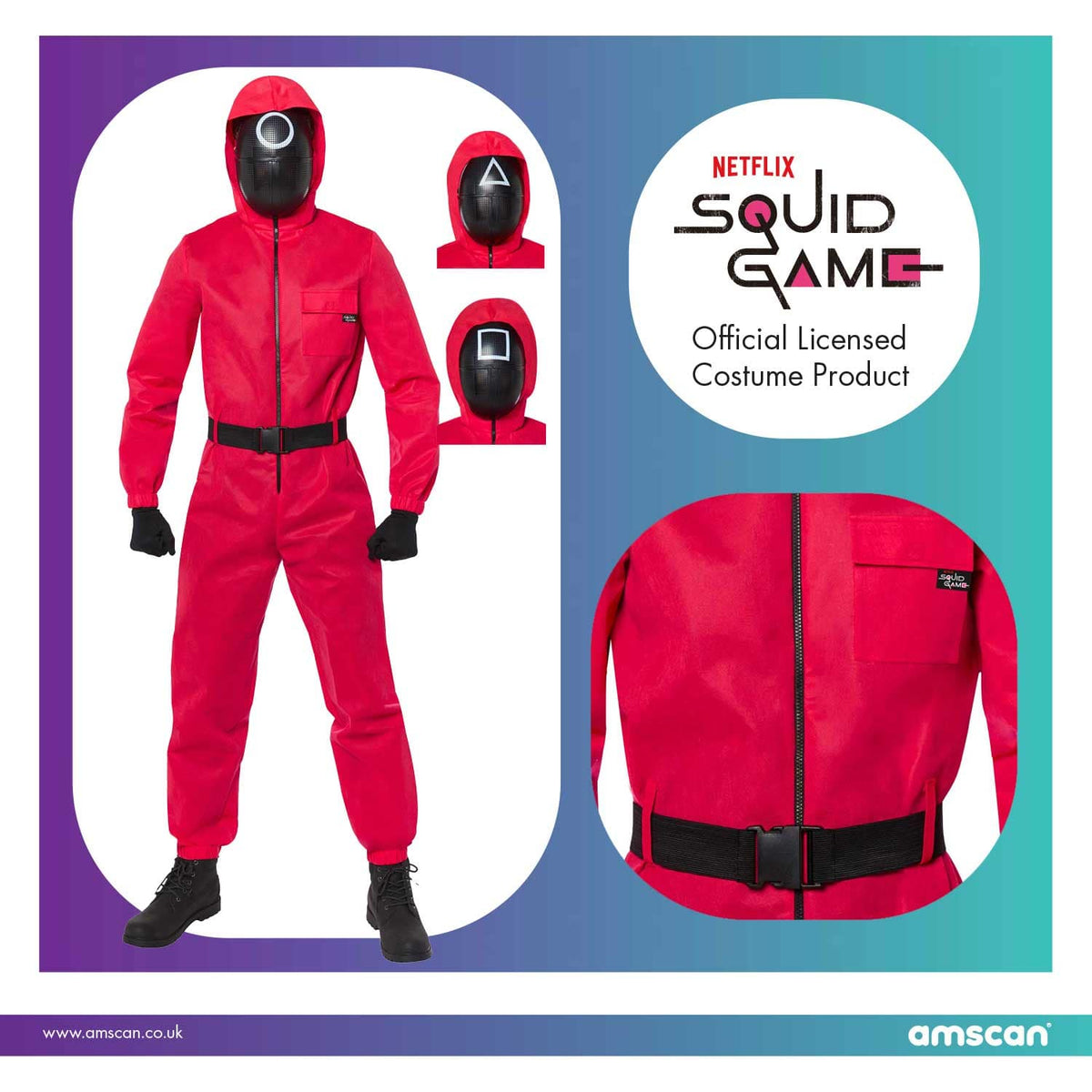 Squid Game Guard Deluxe Costume