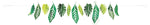 Foil Safari Leaves Paper Garland - 7ft