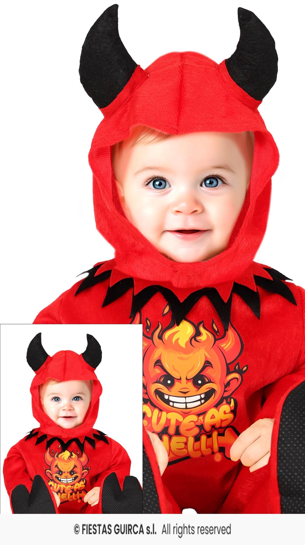 Cute As Hell Devil Baby Costume