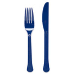 Blueberry Mixed Plastic Cutlery - 12pk