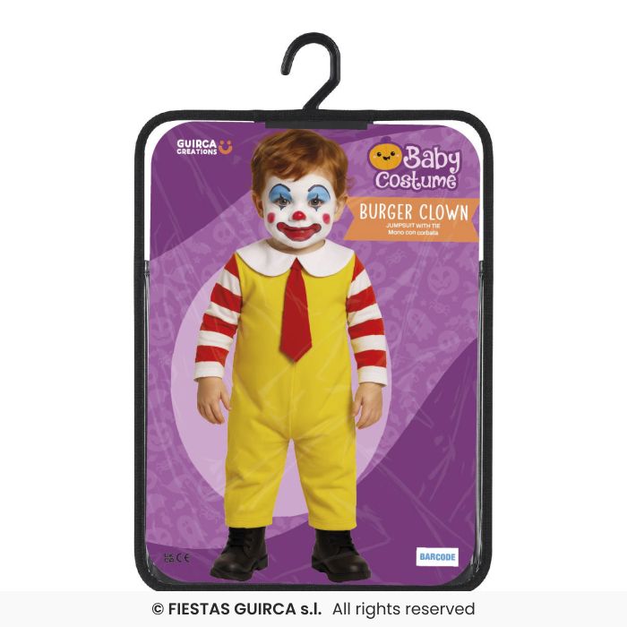 Burger Clown Baby Costume