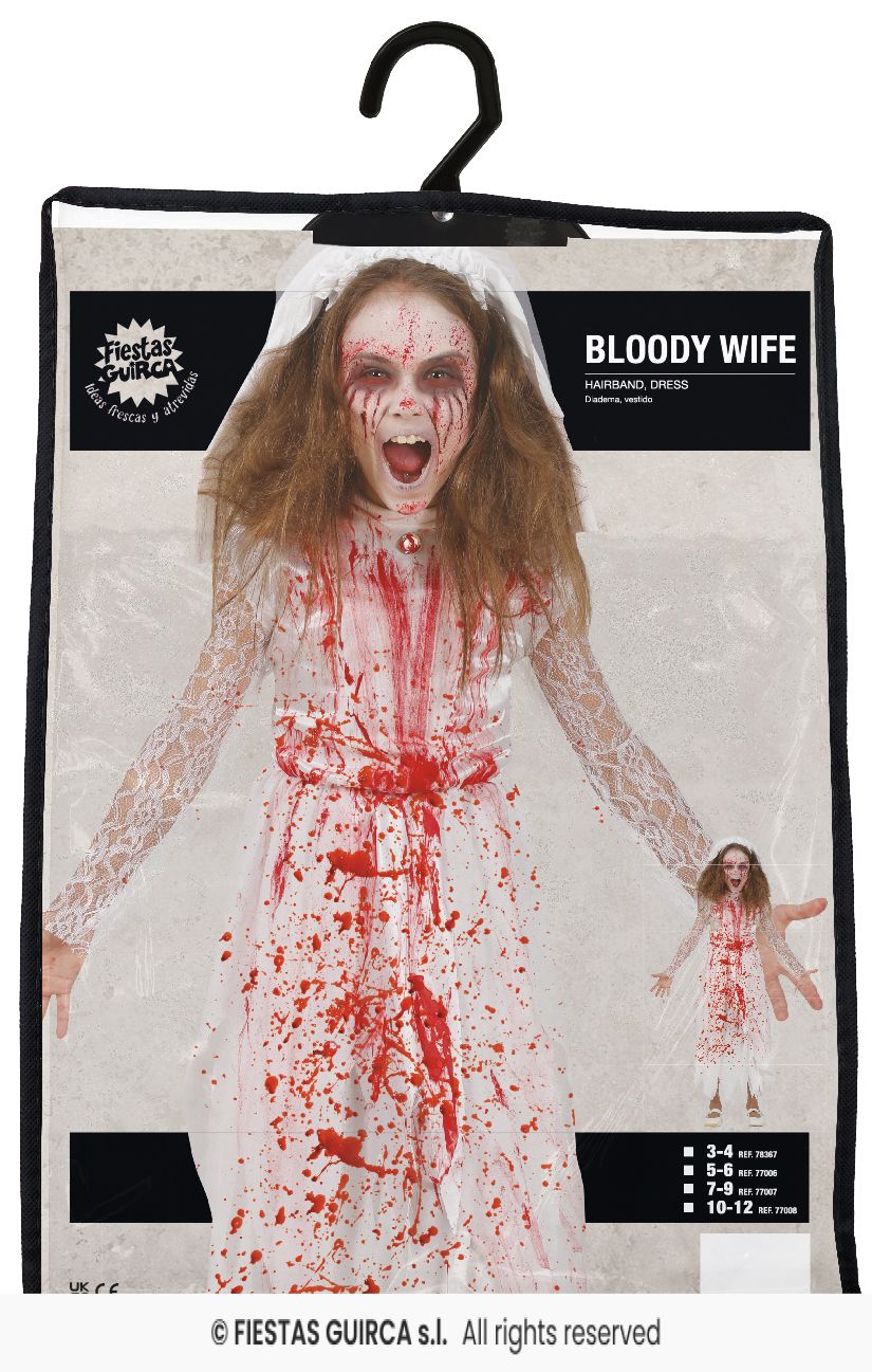 Bloody Wife Childs Costume