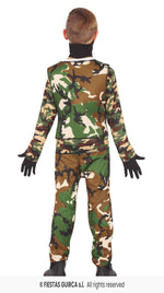 Children's Army Military Special Forces Costume