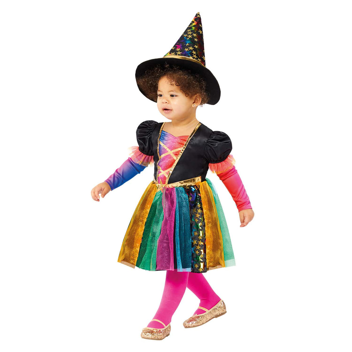 Toddler Rainbow Witch Costume