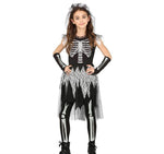 Girls Skeleton Skull Dress