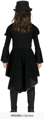 Girl's Gothic Black Dress