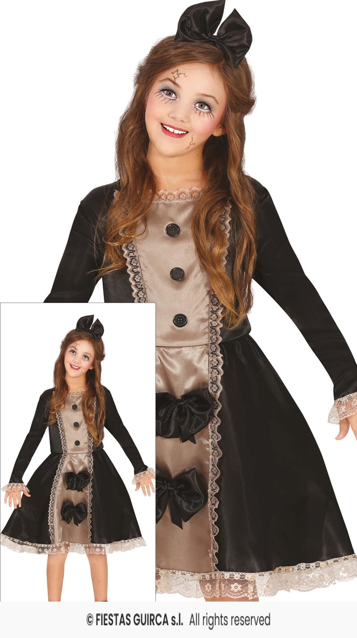 Dark Doll Girls Costume