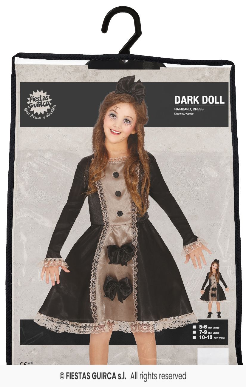 Dark Doll Girls Costume