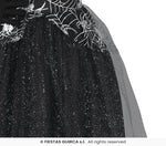 Girls Silver Sparkle Witch Dress & Hat