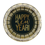 Roaring New Years Range - Happy New Year Party Plates - 8pk (17cm)