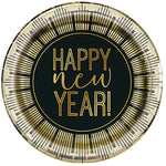 Roaring New Years Range - Happy New Year Party Plates - 8pk (22cm)
