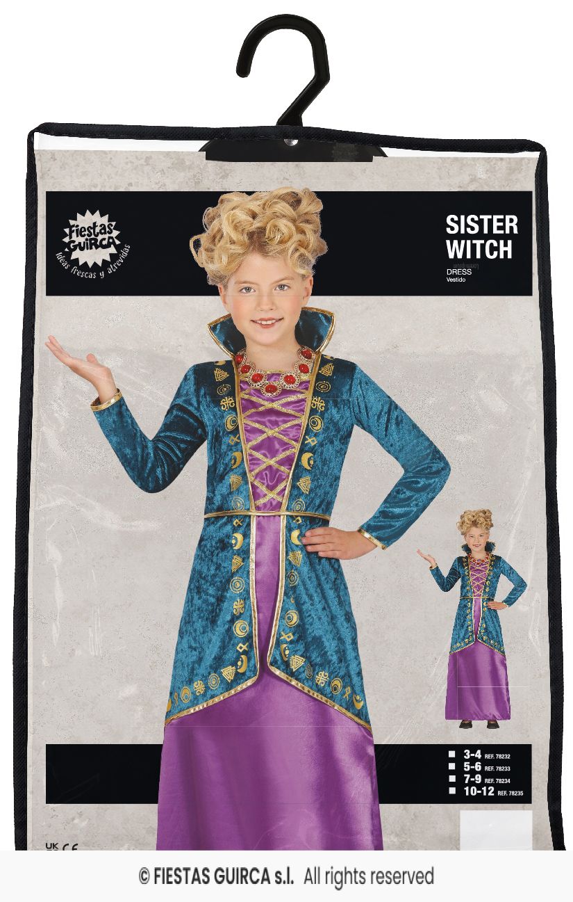 Girls Sister Witch Dress
