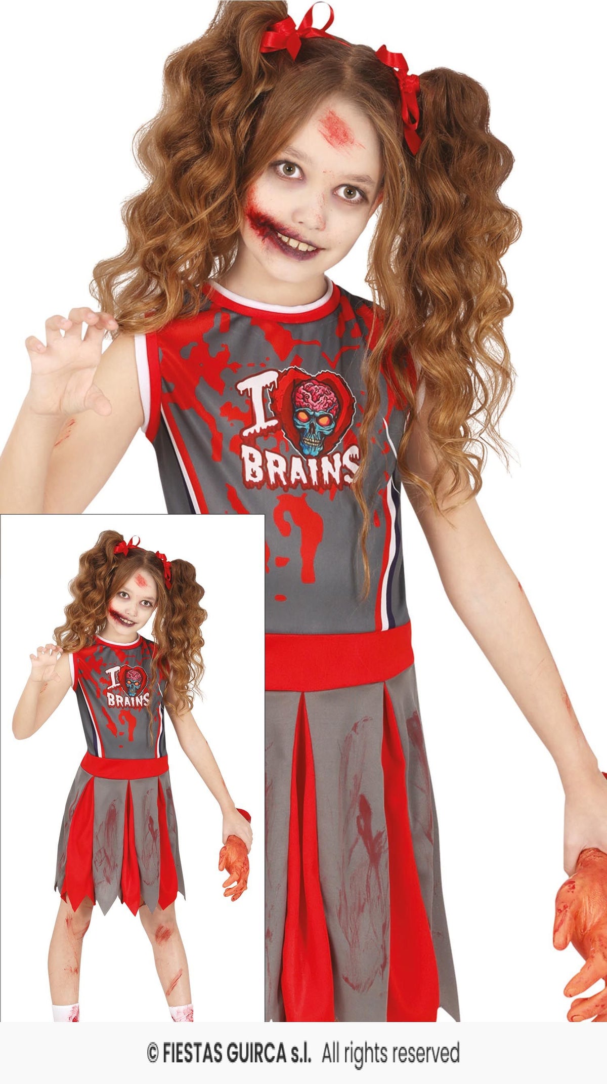 Children's Zombie Cheerleader Dress