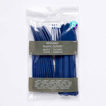 Blueberry Mixed Plastic Cutlery - 12pk