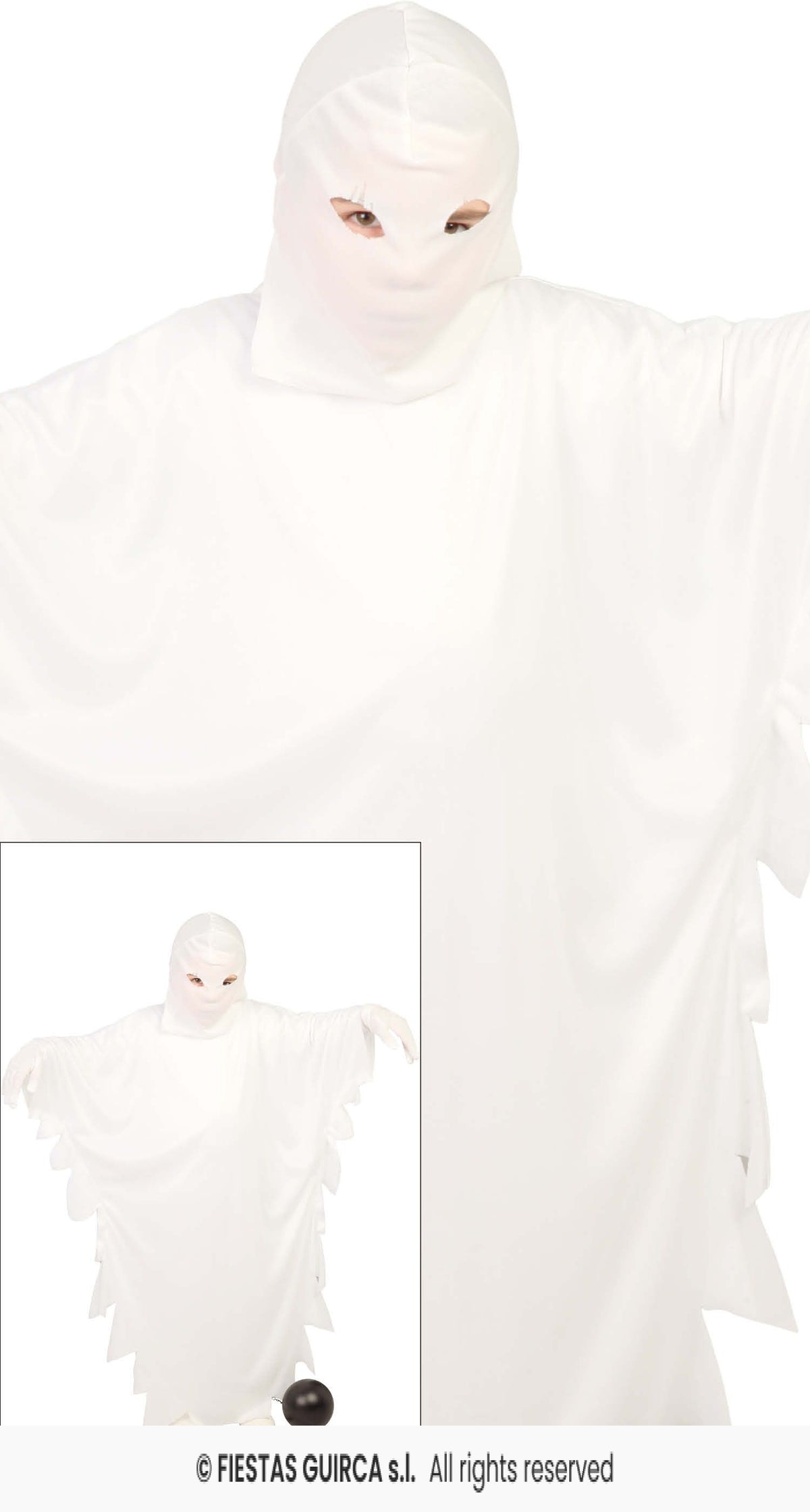 Children's White Spooky Ghost Costume