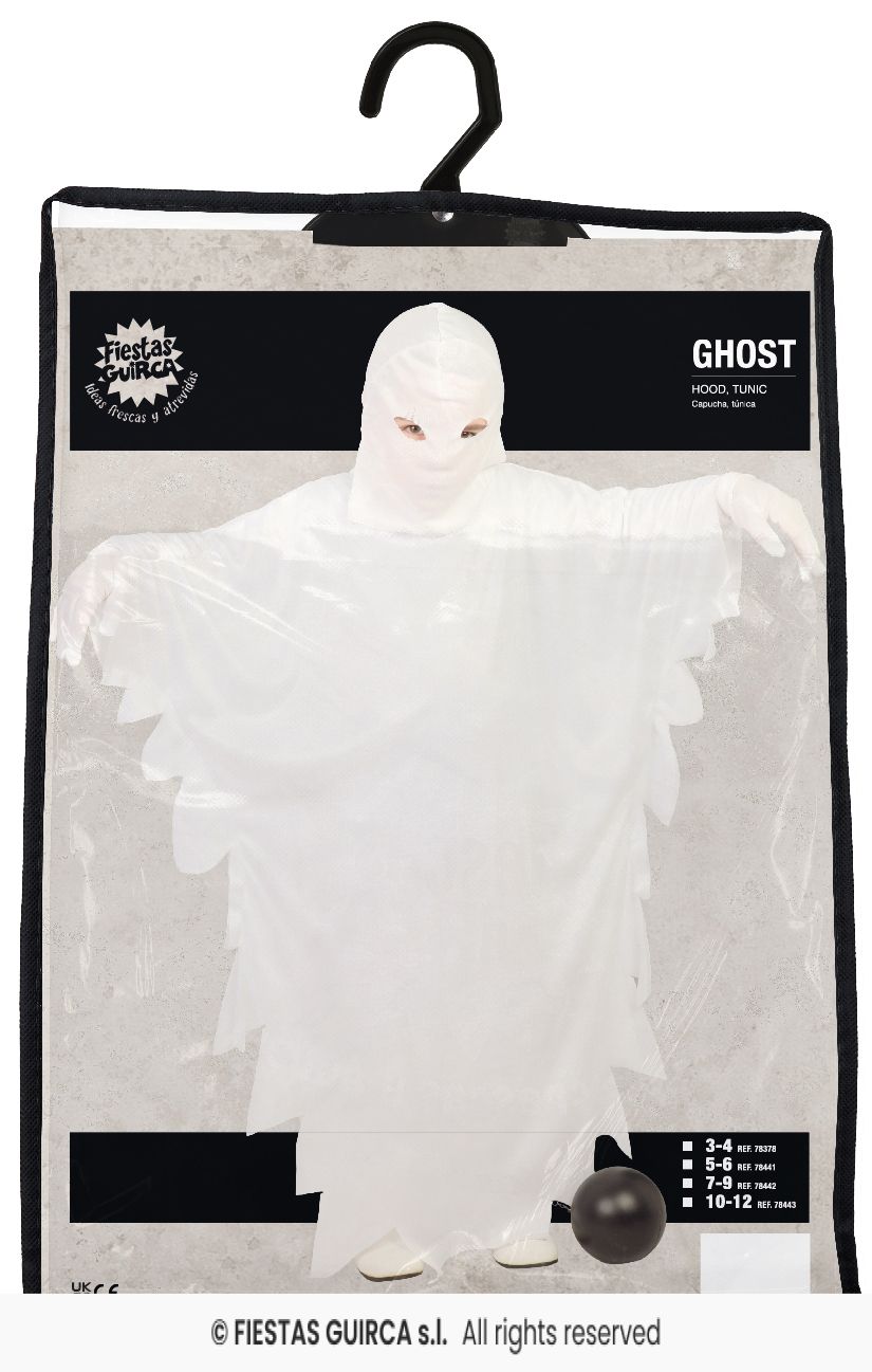 Children's White Spooky Ghost Costume