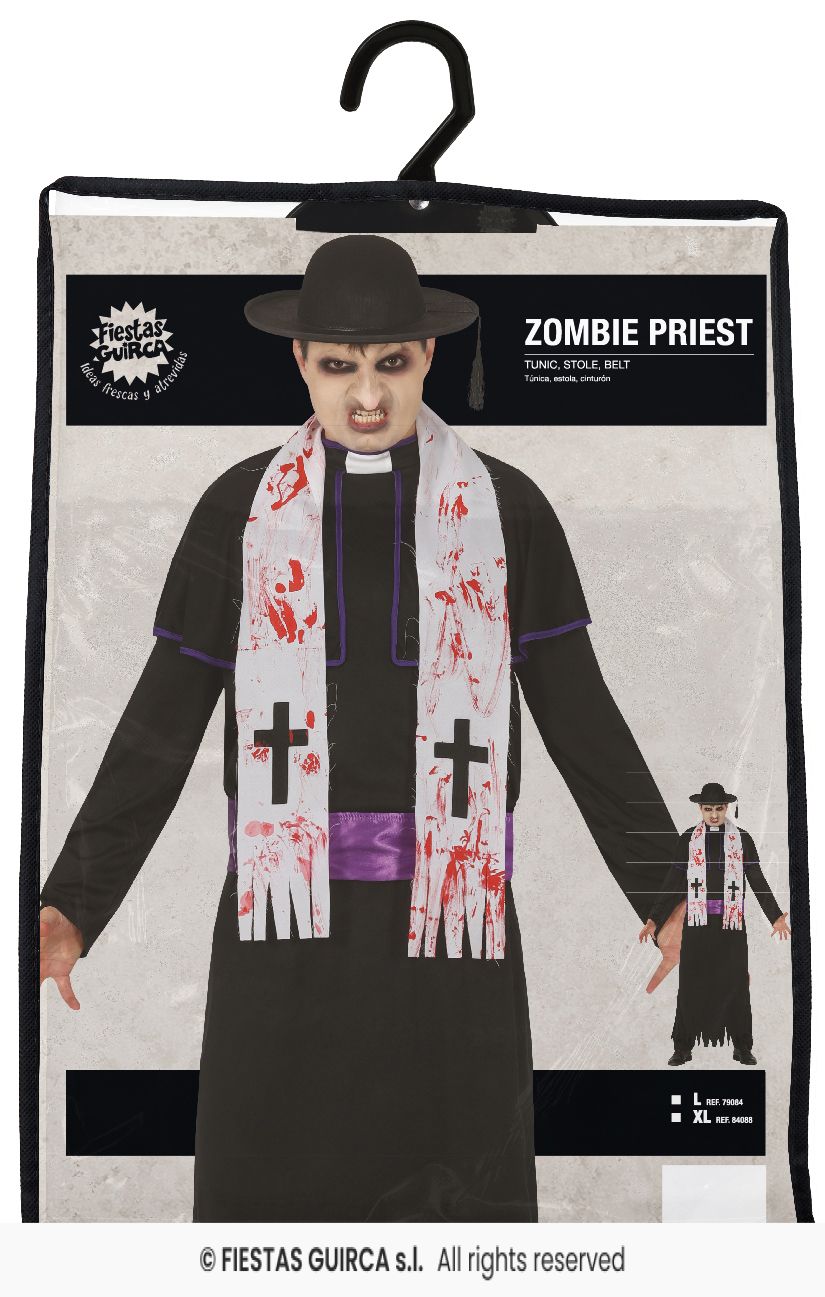 Adult Zombie Priest Costume