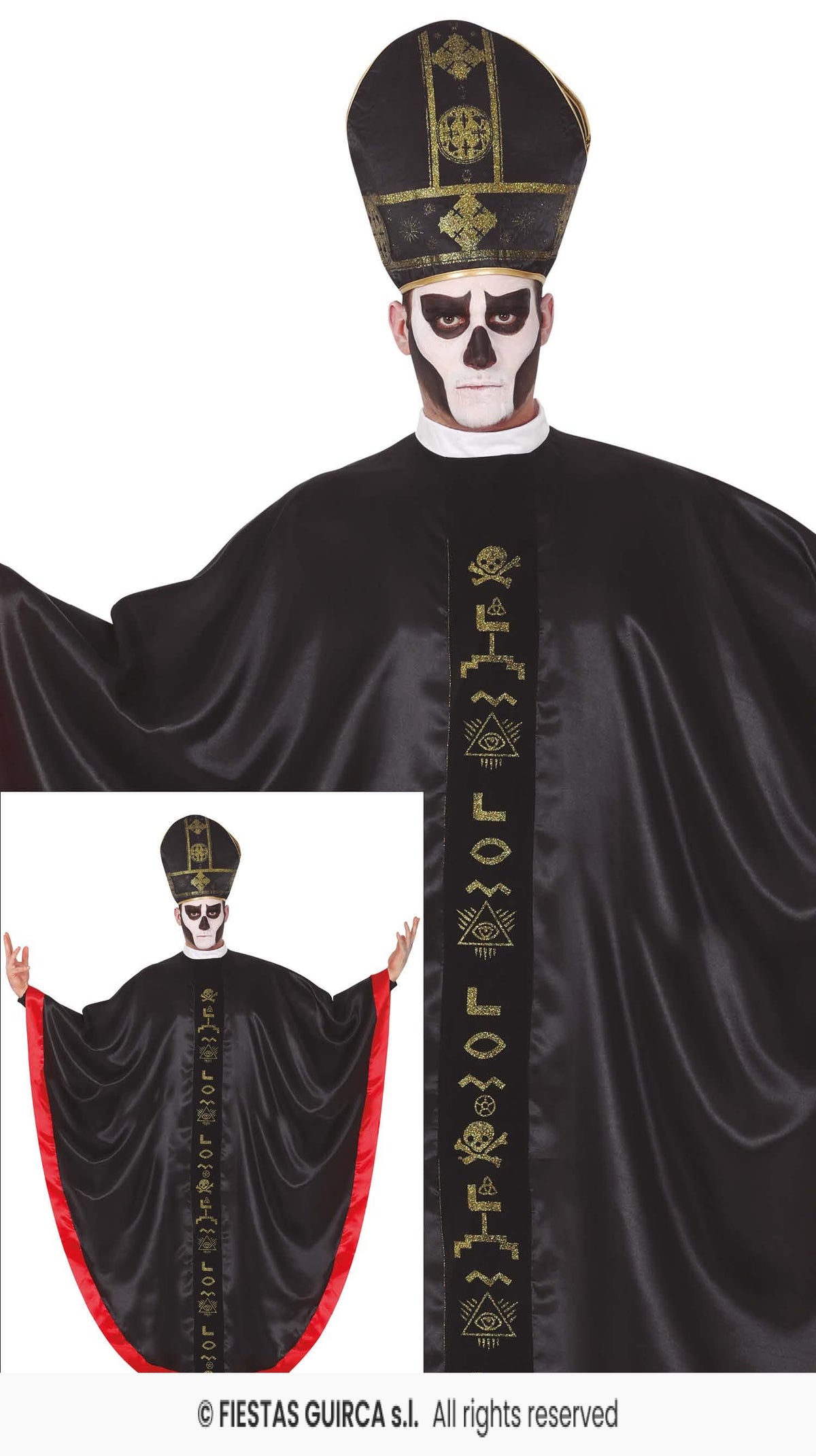 Adults Satanic Cardinal Costume