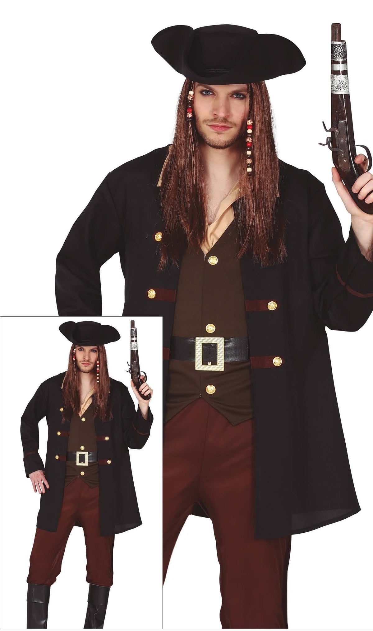 Dread Pirate Men's Costume