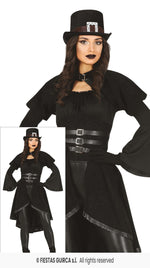 Ladies Gothic Black Dress / Tunic