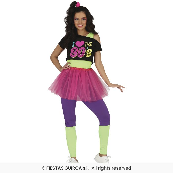 Ladies I Love The 80's Singer Costume