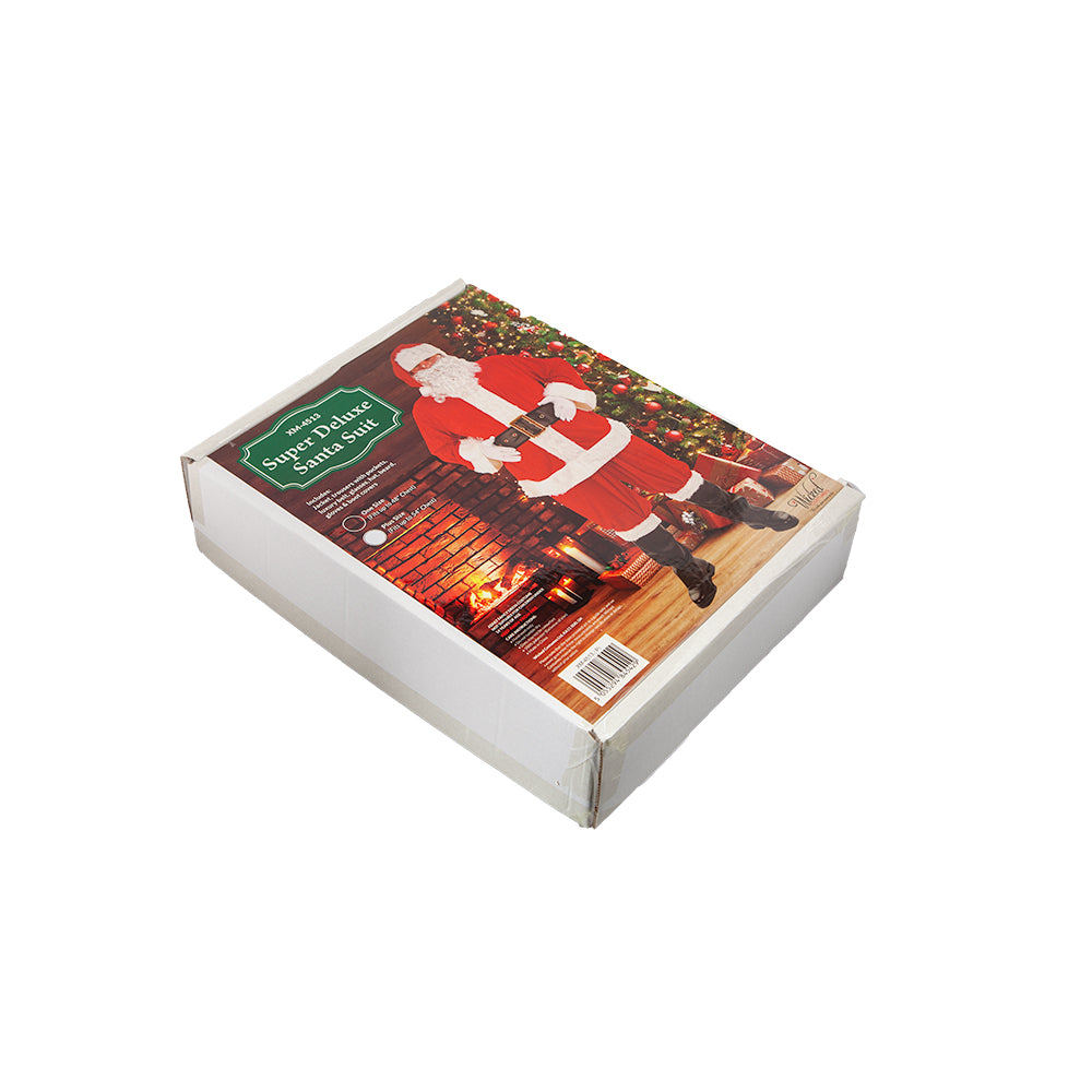 Super Deluxe Santa Suit - 8 Piece Adult Costume