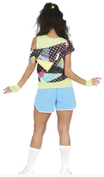 Ladies 80's Gymnast Costume